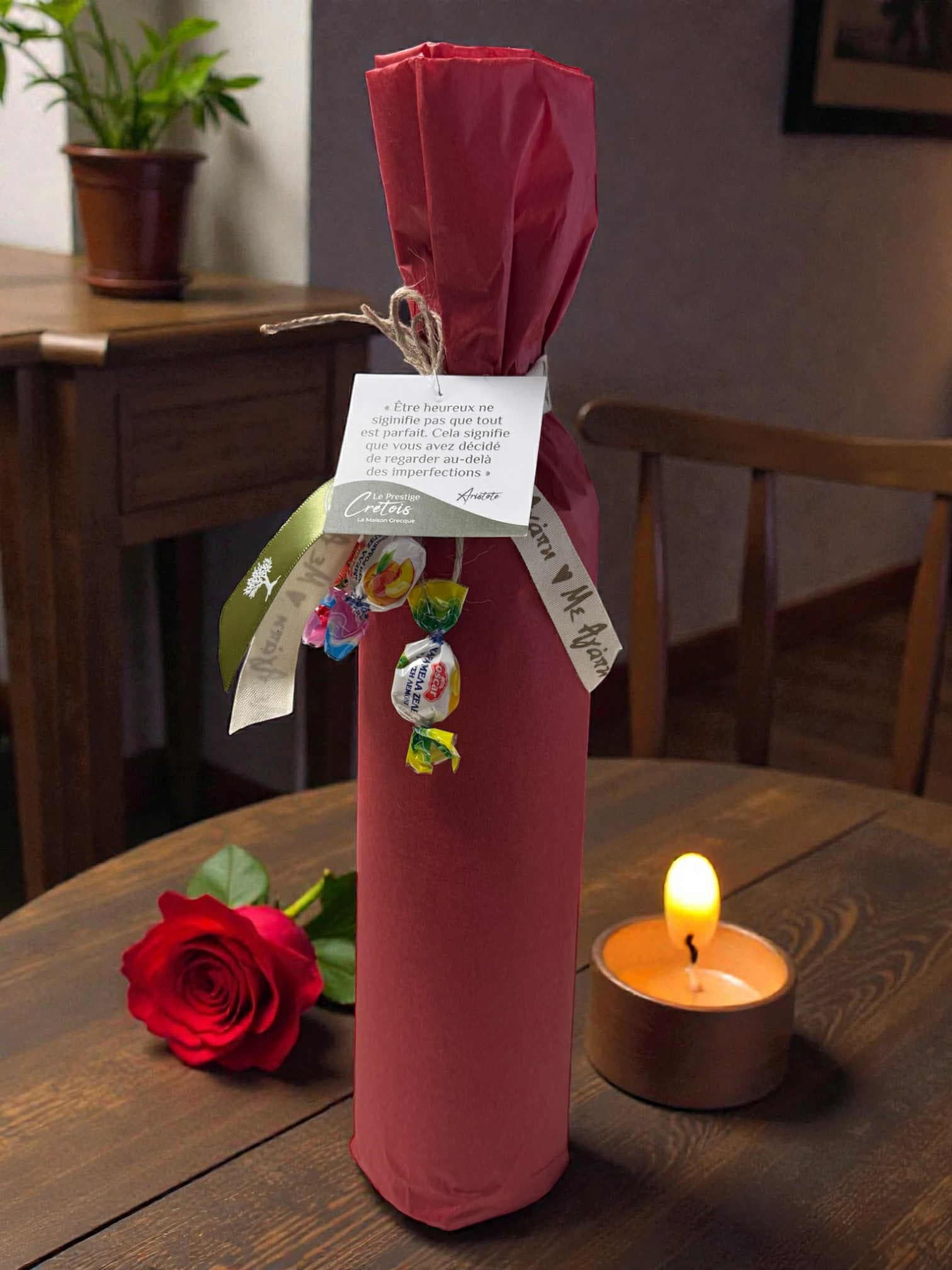 Cadeau Saint-valentin – Bouteille De Vin 750 Ml