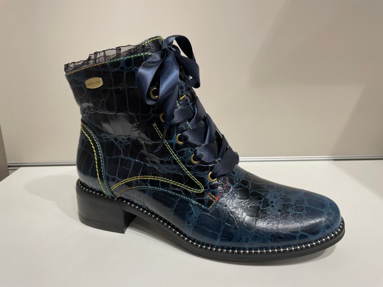 Bottine Laura Vita bleue