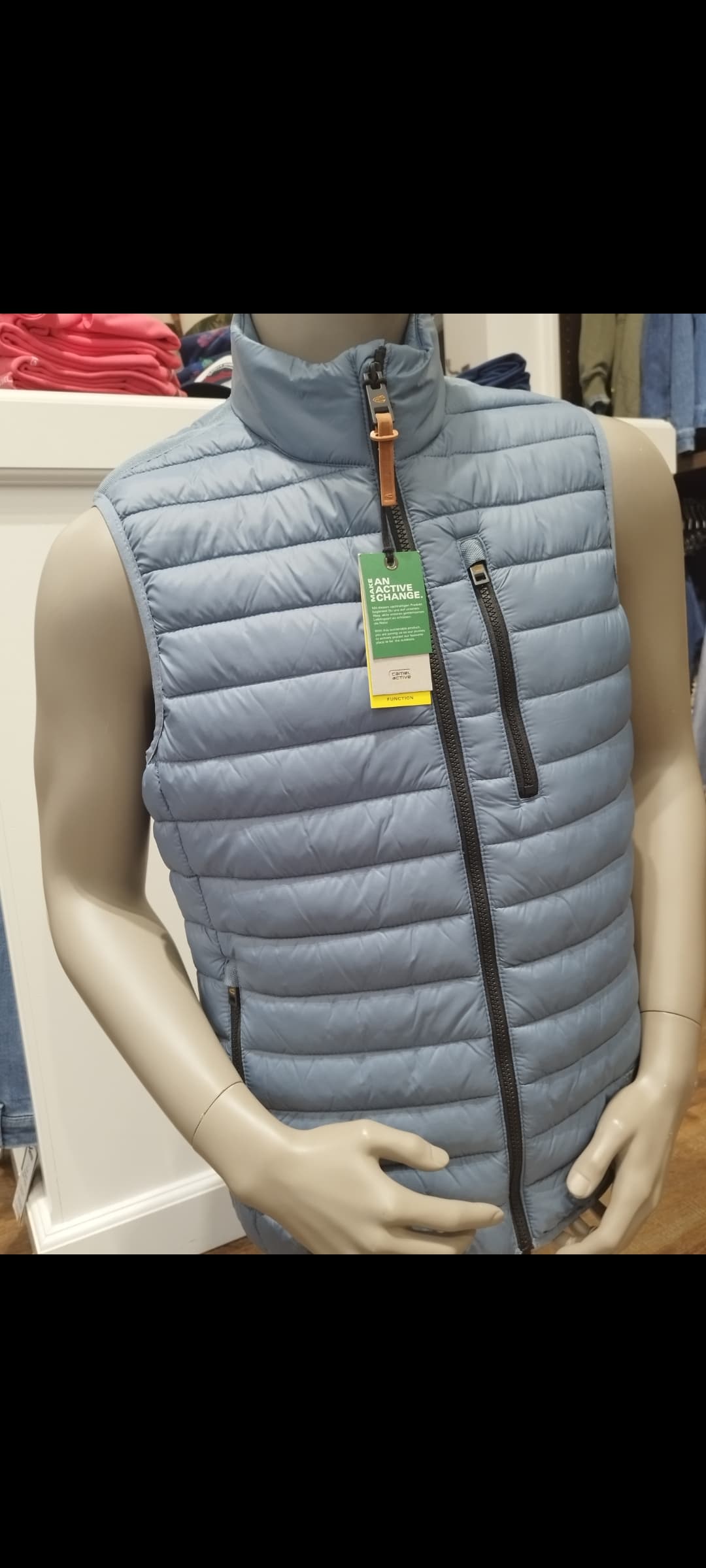 Doudoune Sans Manches Bleu Camel Active Homme